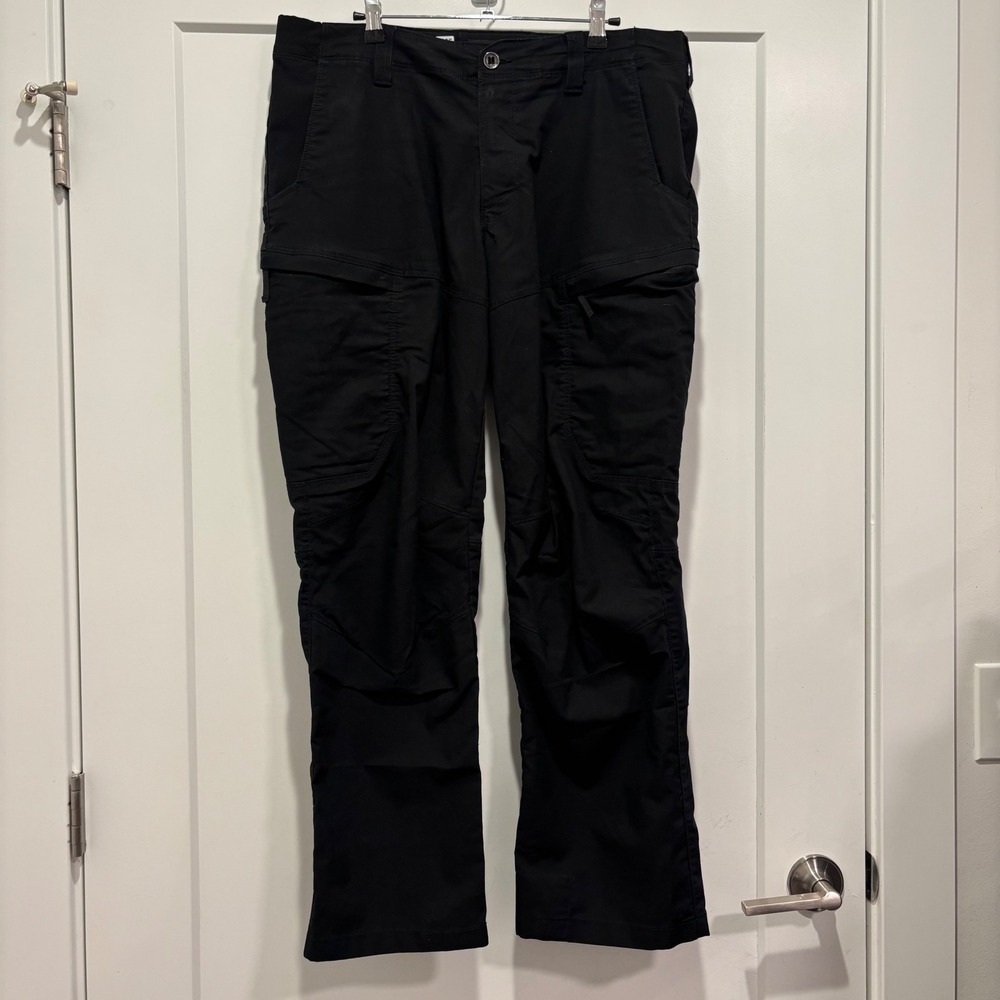 5.11 Tactical Mens Black Cargo Pants Size 36x30 Utility Work Trousers